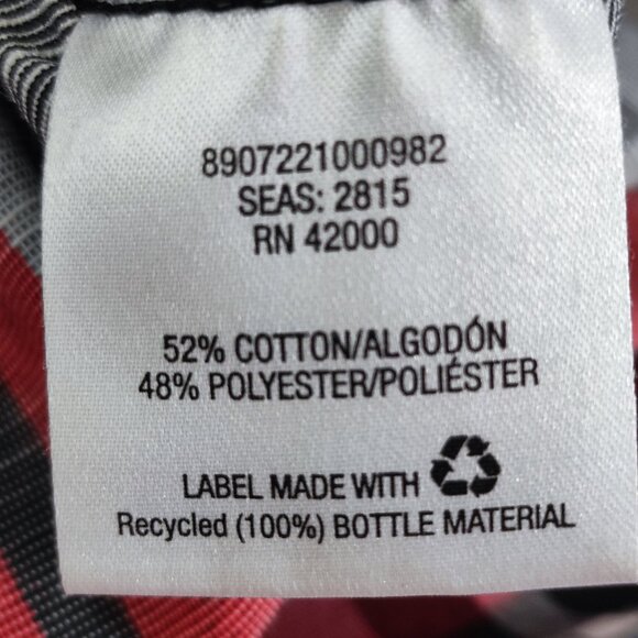 Rout 66 button down shirt men's size S grey red plaid short western country styl - Picture 6 of 12